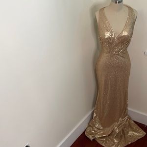 Stunning Gold Formal Dress